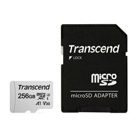 トランセンド microSDカード microSDXC 256GB Class10 UHS-I U3 V30 A1 変換アダプター付 TS256GUSD300S-A【送料無料（一部地域除く）】