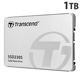 『取寄品』 トランセンド SSD 1TB SATA-III 3D TLC搭載 2.5インチ アルミ筐体 TS1TSSD230S【送料無料（一部地域除く）】