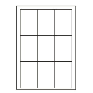 ラベルシール LDW9GB 汎用タイプ A4 PDラベル対応 500シート【代引不可】【送料無料(一部地域除く)】