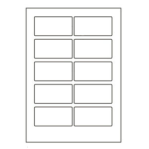 ラベルシール LDW10MH 汎用タイプ A4 500シート【代引不可】【送料無料(一部地域除く)】