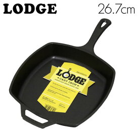 LODGE ロッジ ロジック スクエア スキレット 10-1/2インチ CAST IRON SKILLET L8SQ3