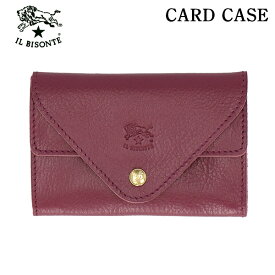 IL BISONTE イルビゾンテ CARD CASE カードケース SCC039 PV0001 PV0005 パスケース 定期入れ 通勤 通学 革 レザー プレゼント ギフト『送料無料（一部地域除く）』