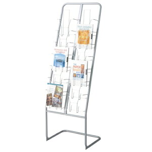 【取寄品】林製作所 パンフレットスタンド YS-66 2列7段【送料無料(一部地域除く)】