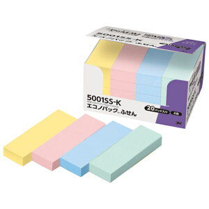 ySSGg[Ń|Cg5{z3M ӂ |XgCbg S GRmpbN 75×25mm F 90×20 5001SS-K X[G post-it t S