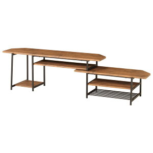 �O�v �X���C�hTV�{�[�h W1200�`1710×D400×H440mm �u���E�� TVS-B120(BR) [ �e���r�� ���[�{�[�h ���r���O �Ƌ� �z�[���t�@�j�`���[ ] �y����s�z�y���������i�ꕔ�n�揜���j�z