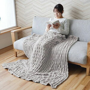 �C�P�q�R �V���N�� �n�[�t�P�b�g 100×140cm �O���[ SKR1019182 [ �u�����P�b�g �􂦂� �L�k�� �y�� �y�� �g���� �V���v�� ]�w����s�x