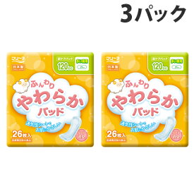 第一衛材 フリーネ ふんわりやわらかパッド 多い時用 120cc 26枚×3パック