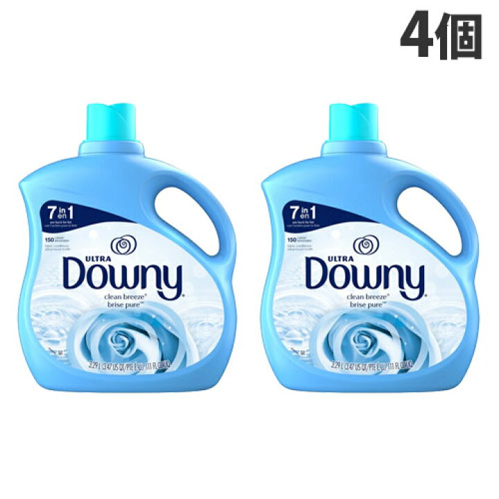 楽天市場】P＆G ウルトラダウニー ボトル クリーンブリーズ 3.29L×4個  