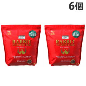 ジェックス ラビットプレミアムフード 2.2kg×6個 ペレット 副食 全年齢対応 ベビー アダルト ウサギ うさぎ 小粒 餌 ウサギの餌『送料無料（一部地域除く）』