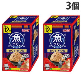 いなば 魚づくし まぐろ・かつお 12袋入×3個 TCR-181 キャットフード ウェットフード 猫用 ごはん ペットフード