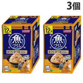 いなば 魚づくし まぐろ・かつお ささみ入り 12袋入×3個 TCR-183 キャットフード ウェットフード 猫用 ごはん ペットフード