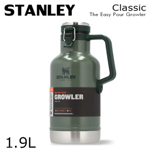 STANLEY �X�^�����[ Classic The Easy Pour Growler �N���V�b�N �^�� �O���E���[ �n���}�[�g�[���O���[�� 1.9L 64OZ �Y�_ �Y�_�����w���������i�ꕔ�n�揜���j�x