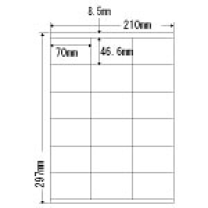 ラベルシール 東洋印刷 LDZ18UF 再剥離タイプ A4 500シート【代引不可】【送料無料(一部地域除く)】