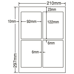 ラベルシール 東洋印刷 LDW4iBF 再剥離タイプ A4 500シート【代引不可】【送料無料(一部地域除く)】