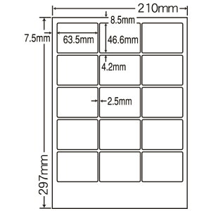 ラベルシール 東洋印刷 CL-3 汎用タイプ A4 100シート【代引不可】
