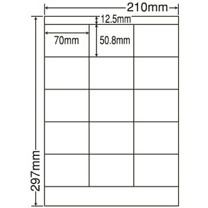 ラベルシール LDZ15M 汎用タイプ A4 500シート【代引不可】【送料無料(一部地域除く)】