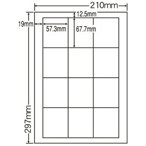 ラベルシール 東洋印刷 SCL-9 カラーレーザー用光沢 A4 80シート【代引不可】【送料無料(一部地域除く)】