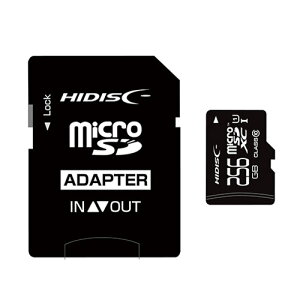 HIDISC microSDXC�J�[�h CLASS10 UHS-1�Ή� 256GB HDMCSDX256GCL10UIJP3 �}�C�N��SD�J�[�h�w���������i�ꕔ�n�揜���j�x