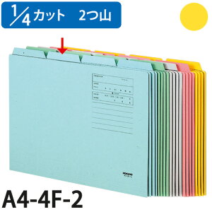 �R�N�� 1/4 �J�b�g�t�H���_�[ �J���[ ��2���o�� A4 �� 10�� A4-4F-2Y