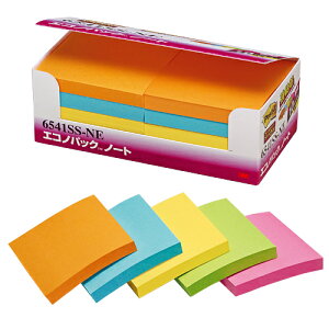 3M ӂ |XgCbg GRmpbN S 75×75mm lIJ[F 90×10 6541SS-NE X[G post-it
