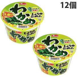 大黒食品 マイフレンドBIG わかめしょうゆラーメン 100g 12個 わかめラーメン カップ麺 インスタント麺 即席麺 麺類 カップラーメン インスタントラーメン