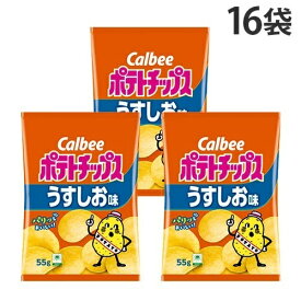 ポテトチップス うすしお カルビー 55g 16袋