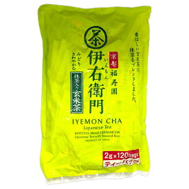 宇治の露製茶 伊右衛門 抹茶入り玄米茶ティーバッグ 120パック入