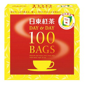 日東紅茶 紅茶ティーバッグデイ&amp;デイ 100バック ティーバッグ アフタヌーン ブレンド 紅茶 ソフトドリンク ジュース 飲料 ホットティー アイスティー