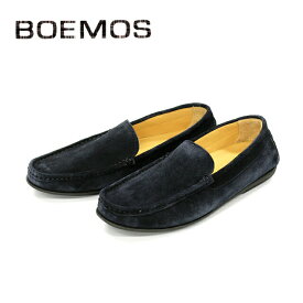 【マラソン限定×10％OFFクーポン×P10倍】 紳士靴 革靴 メンズレザーシューズ BOEMOS ボエモス 3157 イタリア製 本革 メンズ カジュアル ドライビングシューズ スリッポン ローファー ネイビー ビジカジ コスパ おしゃれ 軽い 歩きやすい リゾート