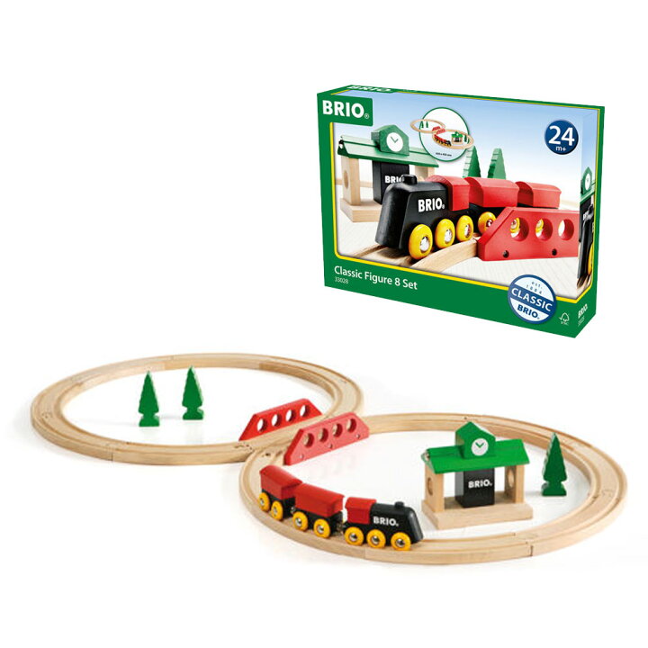 楽天市場】brio レールセット クラシックレール8の字セット 2歳 誕生日 