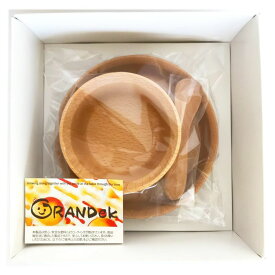 木製 GRANDek EARTH ギフト3点セット カトラリーセット 北欧 木 木製カトラリー 食器 ナチュラル プレゼント ギフト木製 食器 出産祝い 離乳食 GD03-ETH