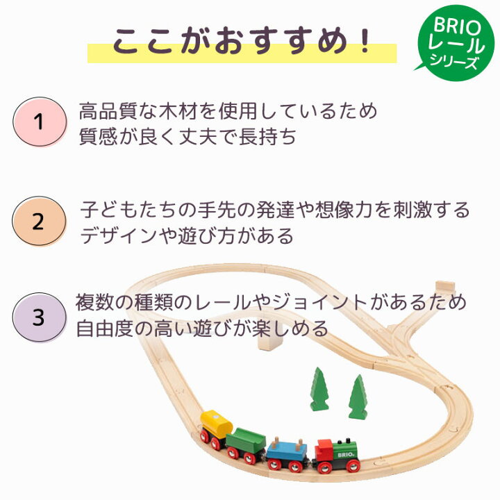 楽天市場】brio レールセット クラシックレール8の字セット 2歳 誕生日 