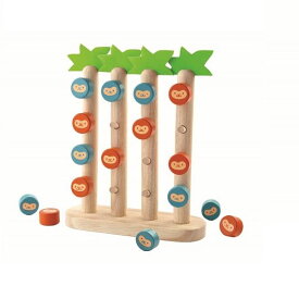 木製 ゲーム おさるの四目並べ 3歳 おもちゃ 子供 男の子 女の子 3歳 誕生日プレゼント 木のおもちゃ 木製玩具 誕生日 こどもの日 節句 お祝い クリスマス PLANTOYS プラントイ 4612