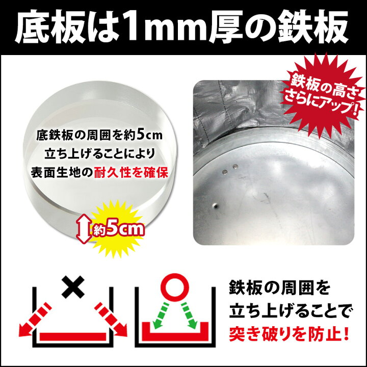 楽天市場】荷揚げバケツ Φ350×H600mm 最大荷重100kg リフトバッグ 電工  