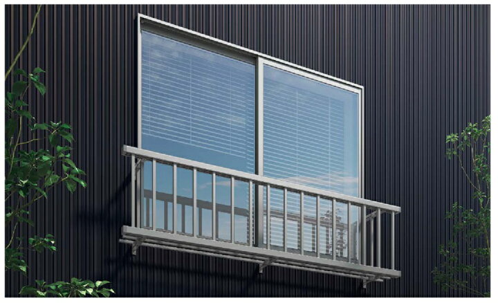 楽天市場】LIXIL アルミ手すりS型ワイド 25609 単体引違い窓用 壁付 