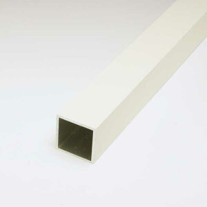 アルミ材 角パイプ 2.0x75x75x4M アイボリー