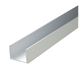 アルミ材 コ型チャンネル 2.0x35（内寸31）x20x4M アルマイトシルバー