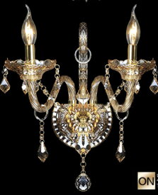 【現品限り！！】ウォールライト　壁付け照明　2灯　E17電球対応　ブラケットライトCuore