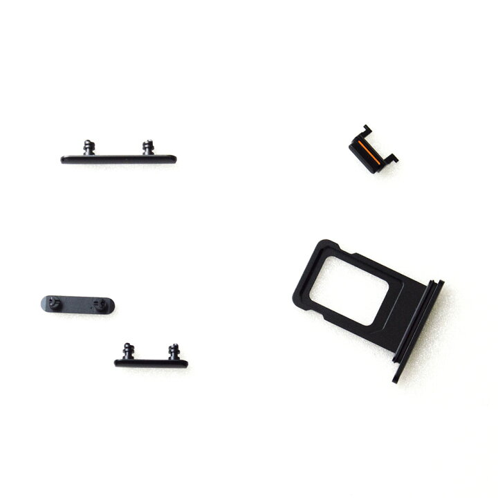 楽天市場 Iphonexr サイドボタンセット 電源ボタン スリープ ミュートボタン Simトレー ボリュームボタン 修理用部品 交換用パーツ アイフォンxr A1984 105 106 メール便なら送料無料 Alzey部品