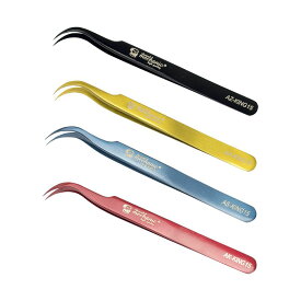 【楽天ランキング1位獲得】カラーが選べる 精密ピンセット 修理 防磁 静電防止 抗酸 高精度 ツル首型 ストレート