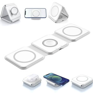 iPhone16 ܂肽 3in1 }OlbgCX[d Airpods[d AppleWatch[d X}zX^h Cz 15W}[d ACtH15 14 13 12 Pro Max Mini Plus RpNg