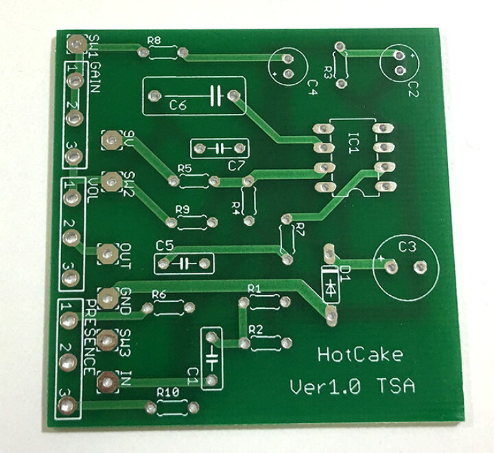 楽天市場】CROWTHER AUDIO Hotcake風 エフェクターペダル 自作用基板 