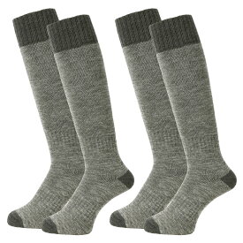 スノーボード スキー ソックス 2足セット 総パイル 編み メンズ レディース VAXPOT(バックスポット) VA-1753 スキーソックス ハイソックス 2足組 靴下 くつした スノボ 抗菌防臭 防寒 あたたかい あったか 冬 もこもこ スキー靴下 スノボ靴下 スキー用靴下[返品交換不可]