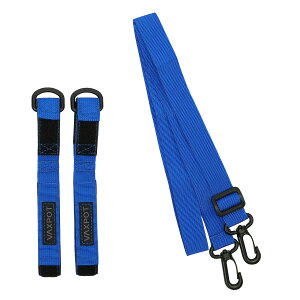 スキーホルダー スキーバンド 肩掛け スキーキャリーベルト VAXPOT(バックスポット) VA-3496 スキーストラップ スキー板 ストック 持ち運び バンド ベルト ショルダーストラップ 付き[返品交換