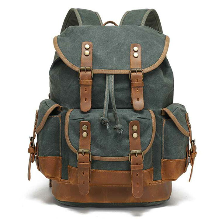 楽天市場】男女兼用 ミリタリーリュック 帆布 リュック キャンバス  