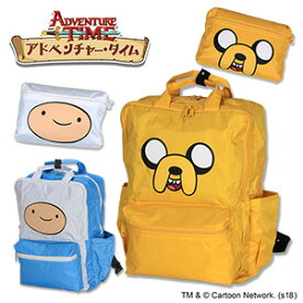 折りたたみハンドル付リュック バックパック キャリーオンADVENTURE TIME アドベンチャー・タイム 折り畳みサブバッグ シフレ ハピタス HAP0103