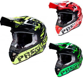 ＼全品2500円+5%OFF★6/5(水)限定／Premier プレミア Exige ZX Helmet オフロード モトクロス ヘルメット エキシージ イタリアブランド【黒/黄】【赤/黒】【黒/緑】【AMACLUB】 おすすめ 街乗り