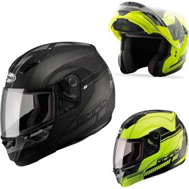 【フリップアップ】GMAX MD04 Flip Helmet フルフェイスヘルメット システムヘルメット モジュラー バイク 大きいサイズあり 【ハイビイエロー/ブラック】【AMACLUB】街乗り