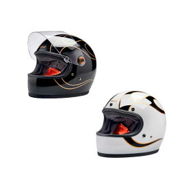 Biltwell ビルトウェル Gringo ECE Flames Helmet フルフェイスヘルメット ライダー バイク レーシング ツーリングにも かっこいい おすすめ (AMACLUB)