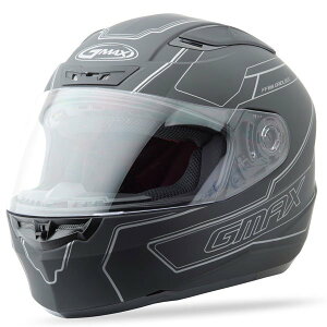 \全品1000円クーホン゜★10/27(月)限定/【3XLまで】GMAX ジーマックス FF-88 FULL FACE DERK STREET HELMET フルフェイスヘルメット バイク 大きいサイズ あり 【黒/シルバー】【AMACLUB】